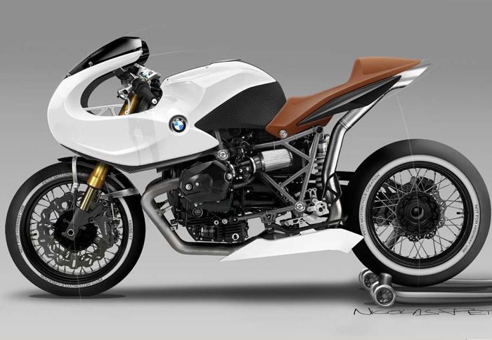 Ο Nicolas Petit σχεδίασε το BMW R12, ένα σύγχρονου σχεδιασμού café racer.